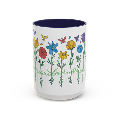 Roses Coffee Mug, Vintage Floral Tea Cup, Gift for Mom, Mother's Day Present, Botanical Kitchen Decor