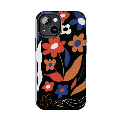 Phone Case, Floral Design, Protective Case, Cover, Strong, Durable, Custom Shell