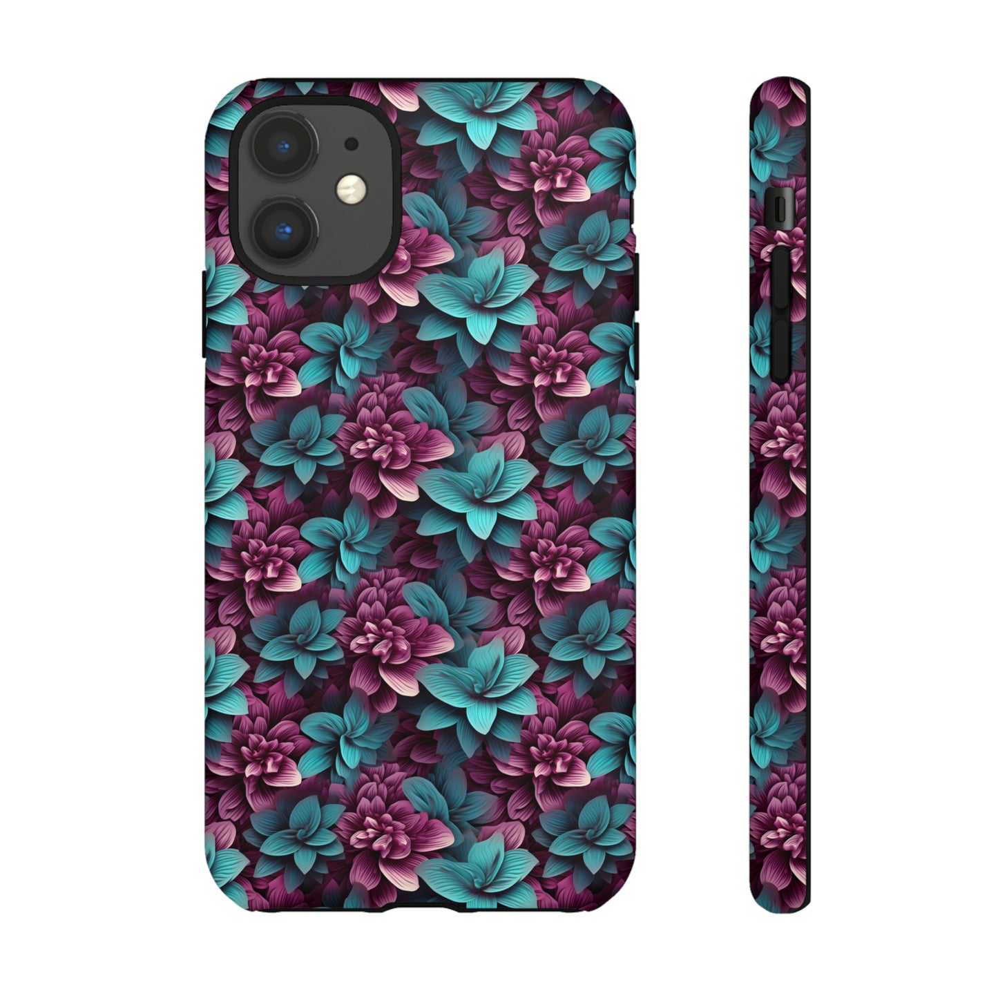 3D Flowers Tough Cases