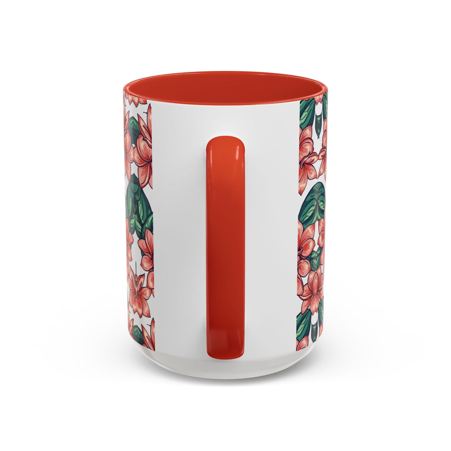 Floral Accent Coffee Mug