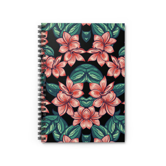 Floral Design Spiral Note Book