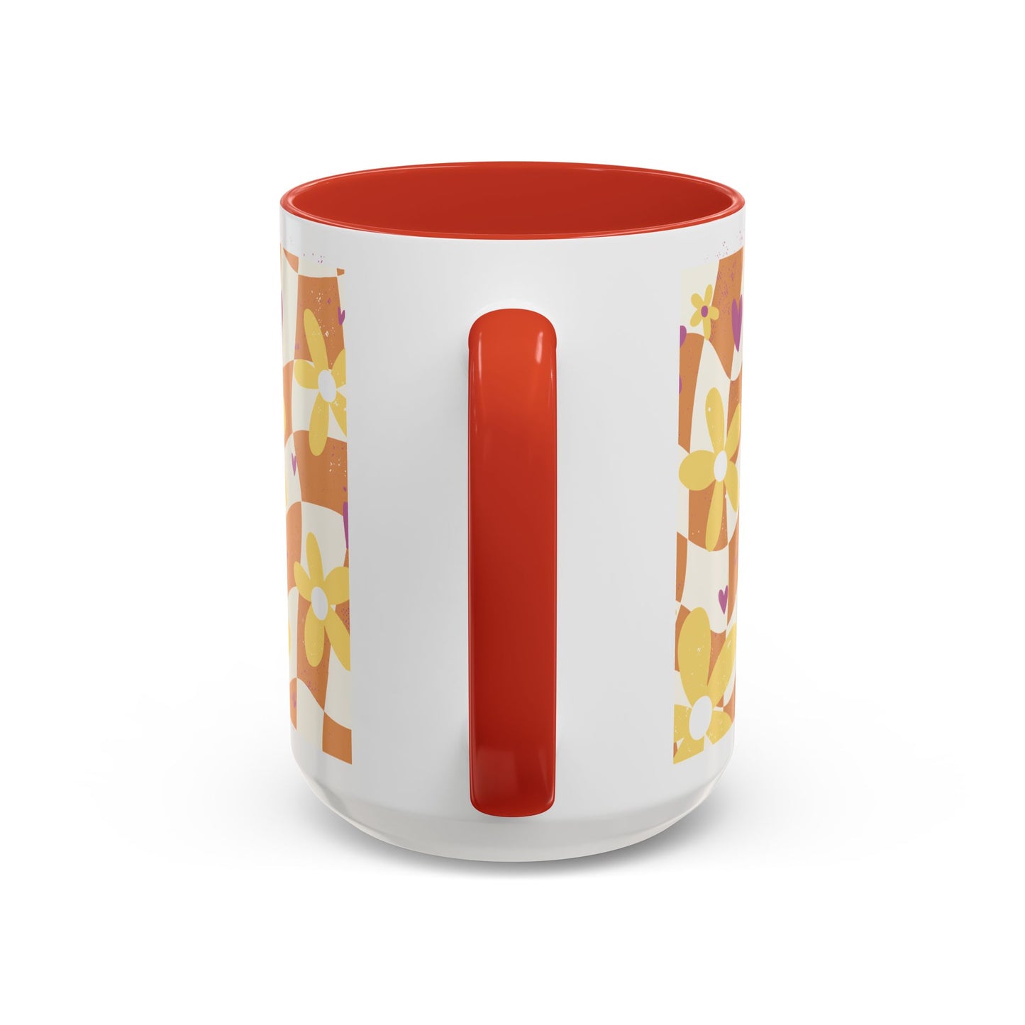 Floral Accent Coffee Mug