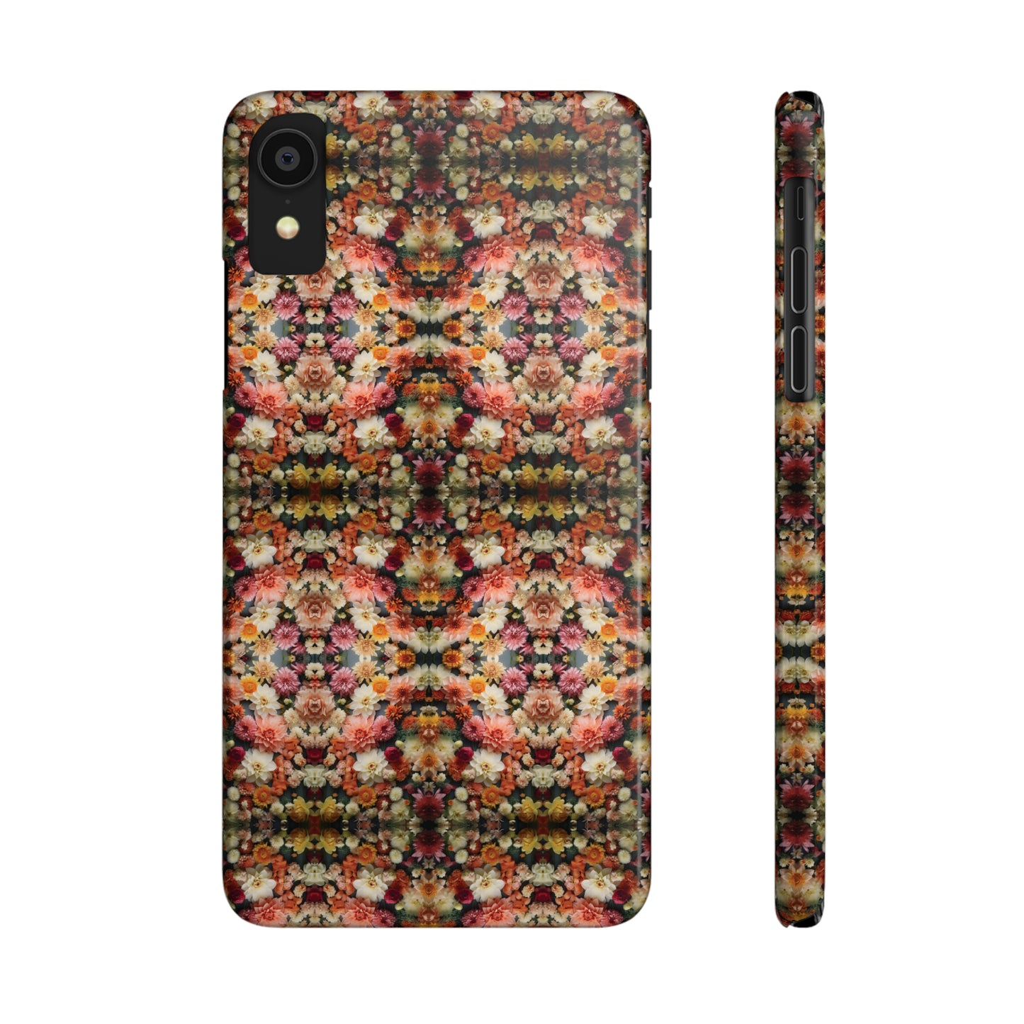 3D Flowers Pattern Slim Phone Cases