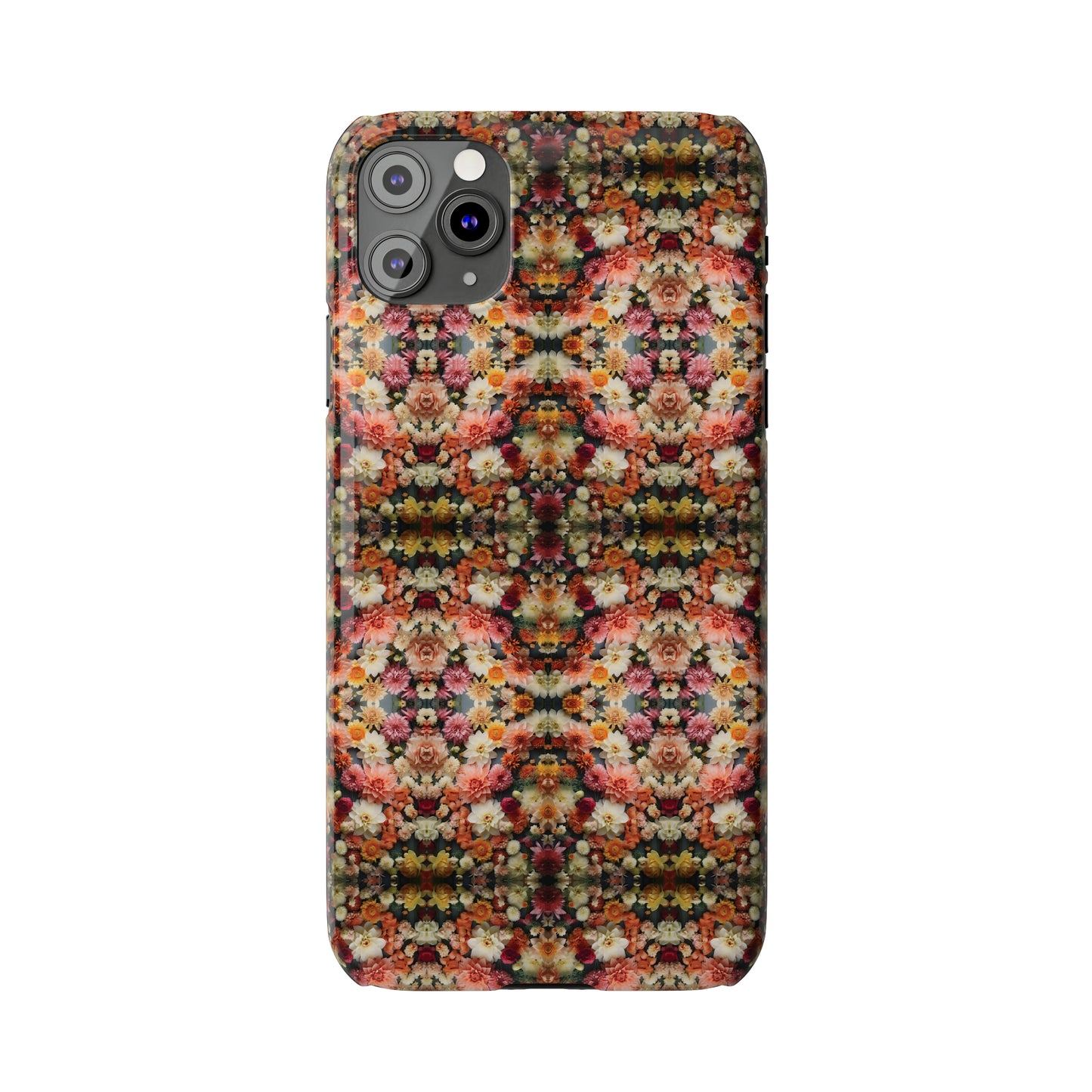 3D Flowers Pattern Slim Phone Cases