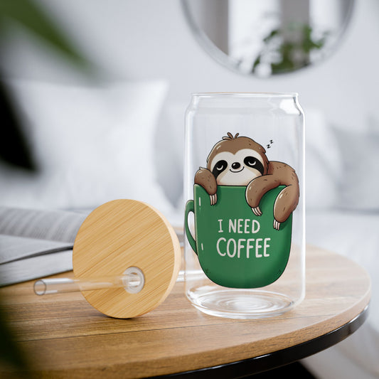 I need Coffee Sipper Glass, 16oz