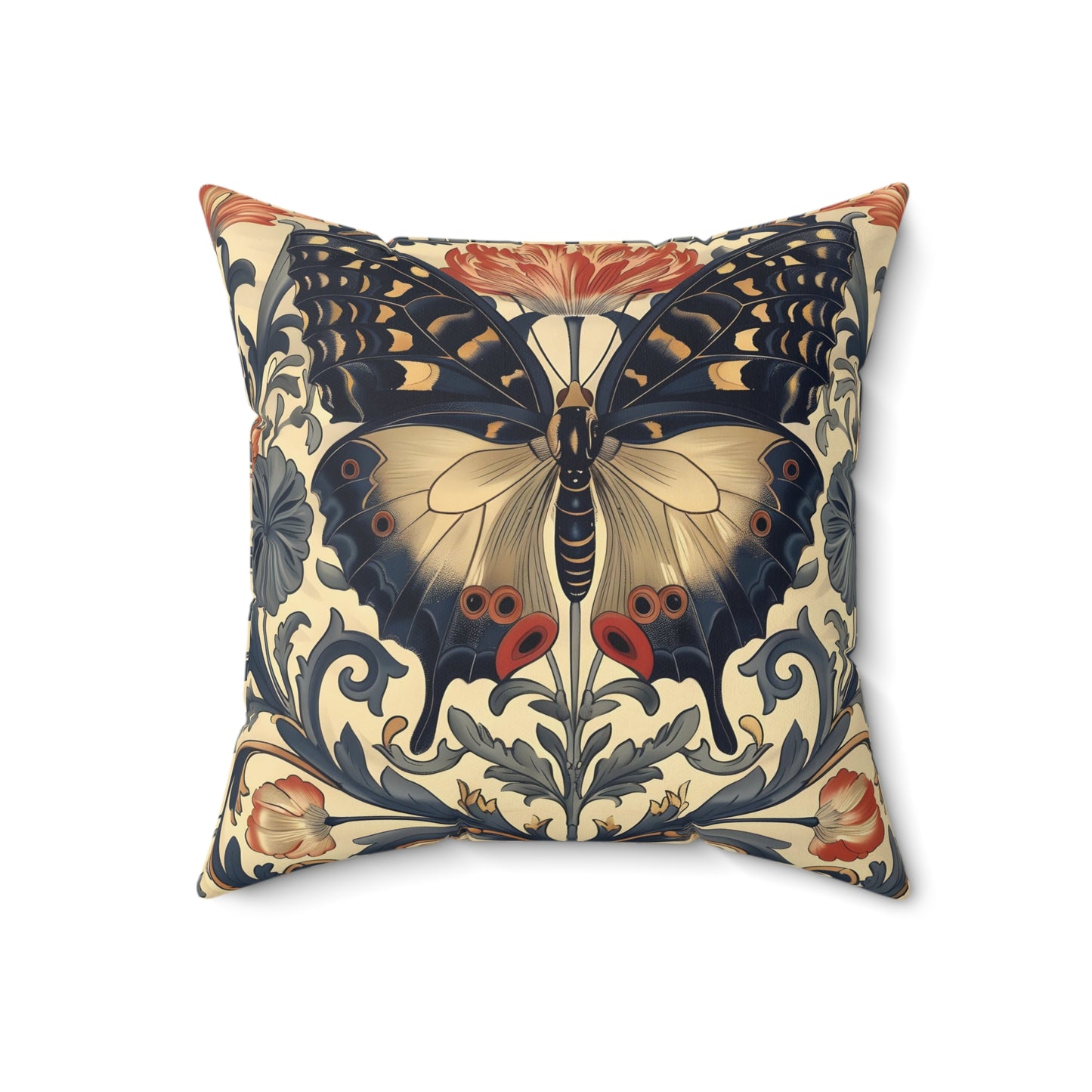 3d Butterfly Spun Square Pilloww