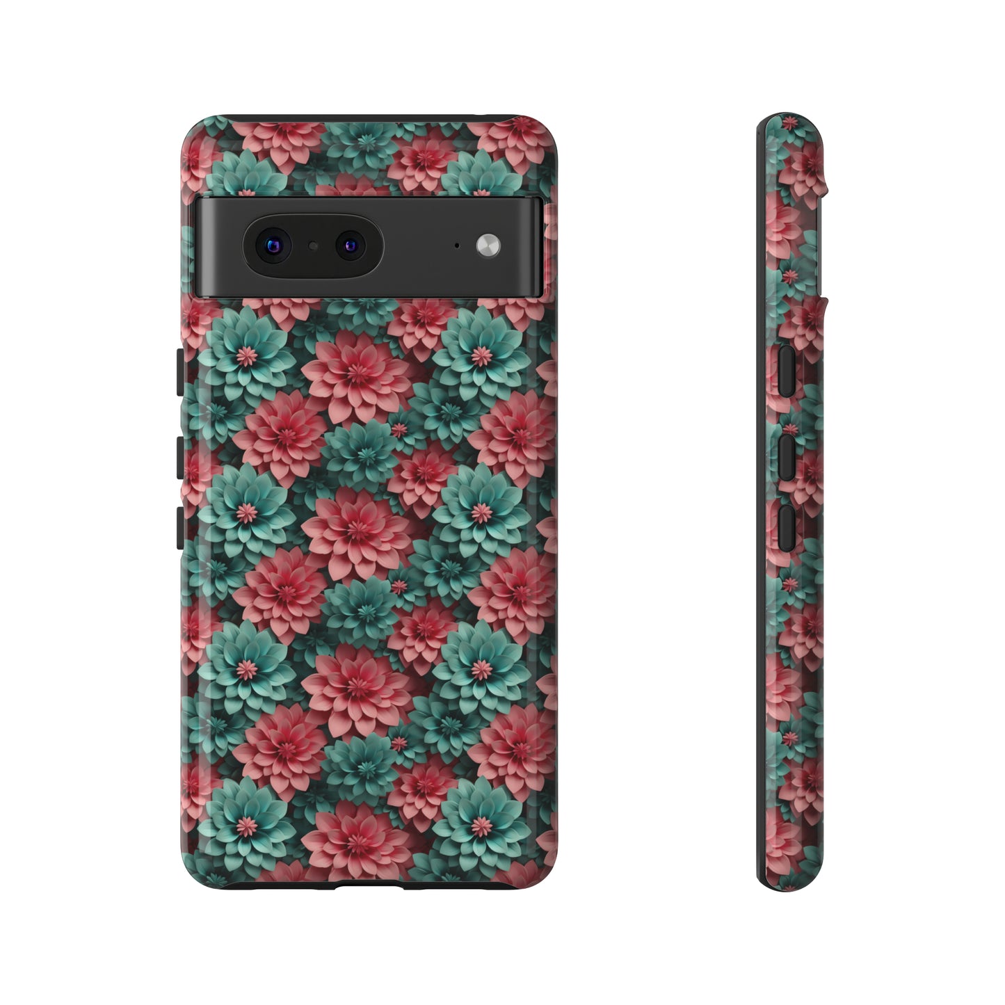 3D Flowers Tough Cases