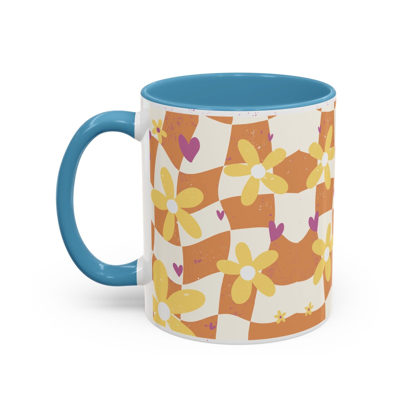 Floral Accent Coffee Mug