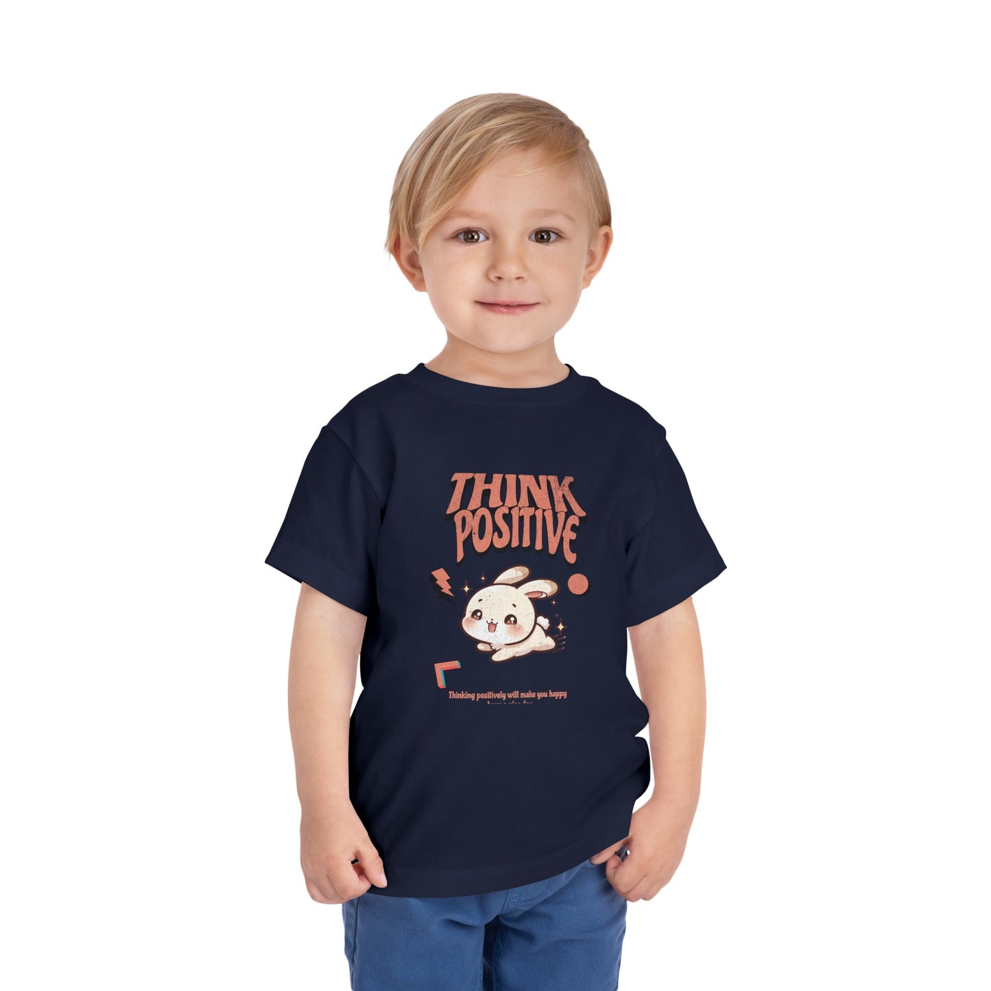 Think positively Toddler Short Sleeve Tee