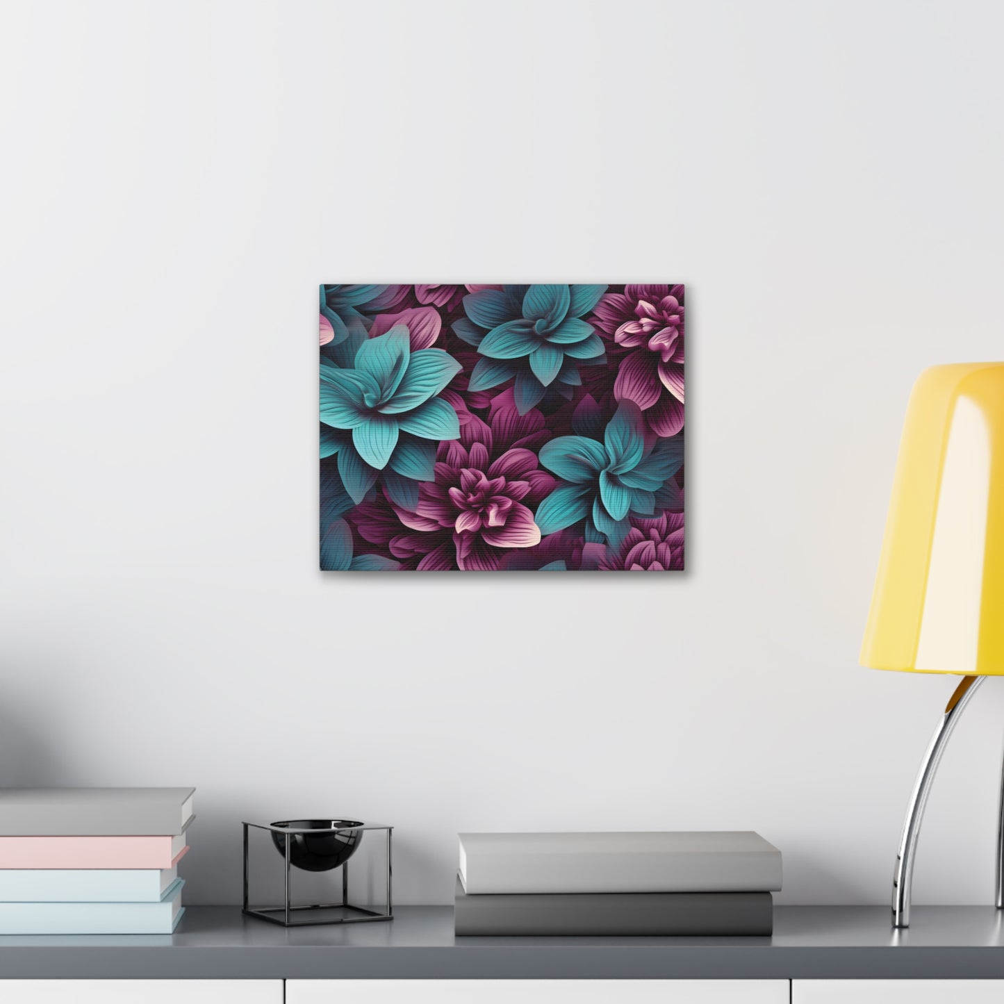 3D Flowers Gallery Wraps