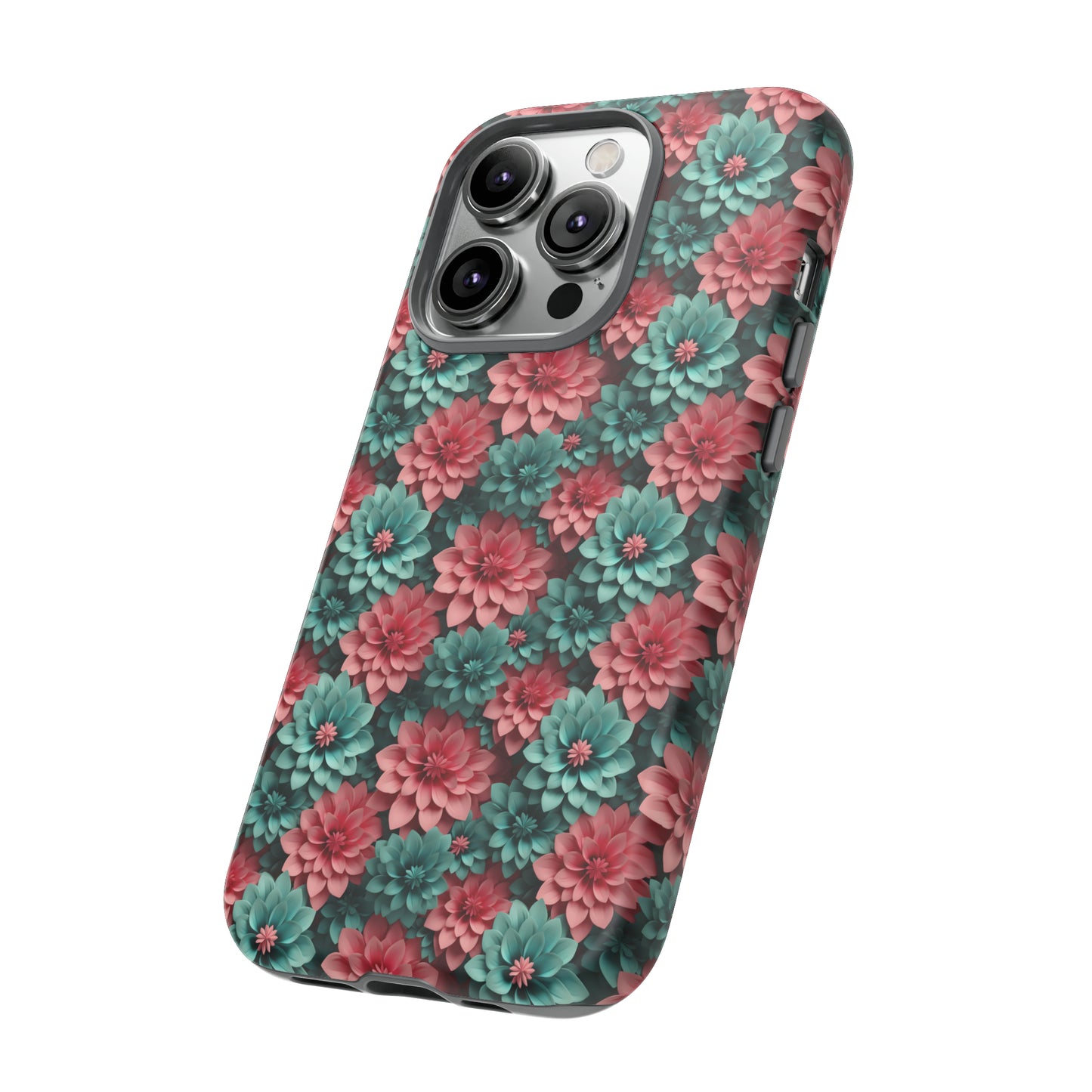 3D Flowers Tough Cases