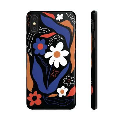 Phone Case, Floral Design, Protective Case, Cover, Strong, Durable, Custom Shell