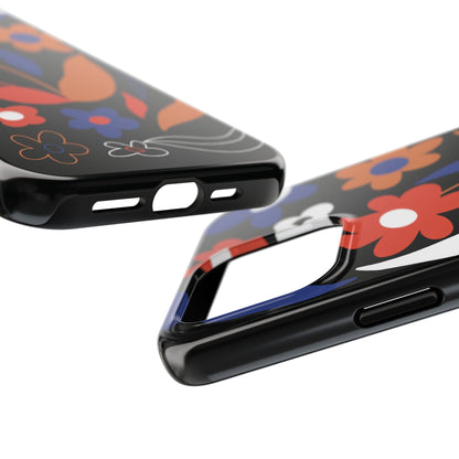 Phone Case, Floral Design, Protective Case, Cover, Strong, Durable, Custom Shell
