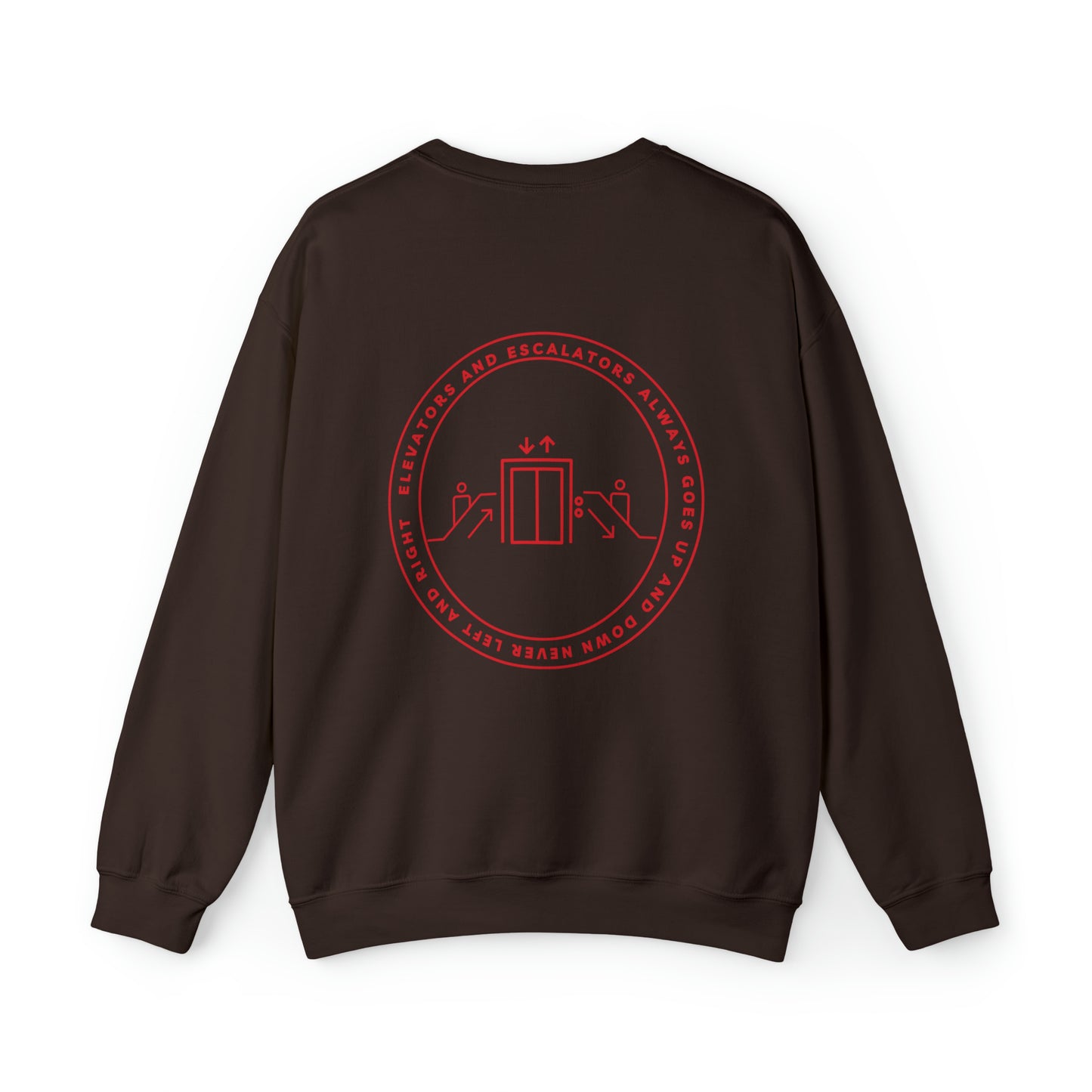 Elevators and Escalators Unisex Heavy Blend Crewneck Sweatshirt