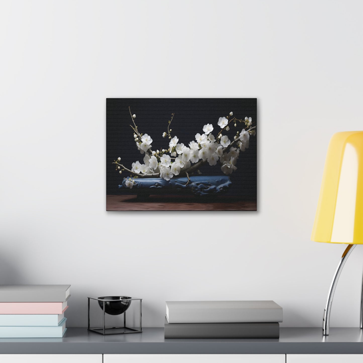 Wooden Branch of flowers Canvas Gallery Wraps