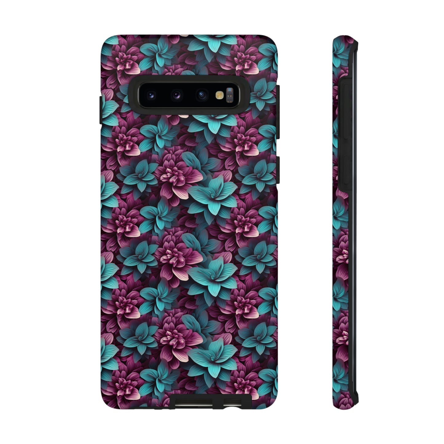 3D Flowers Tough Cases