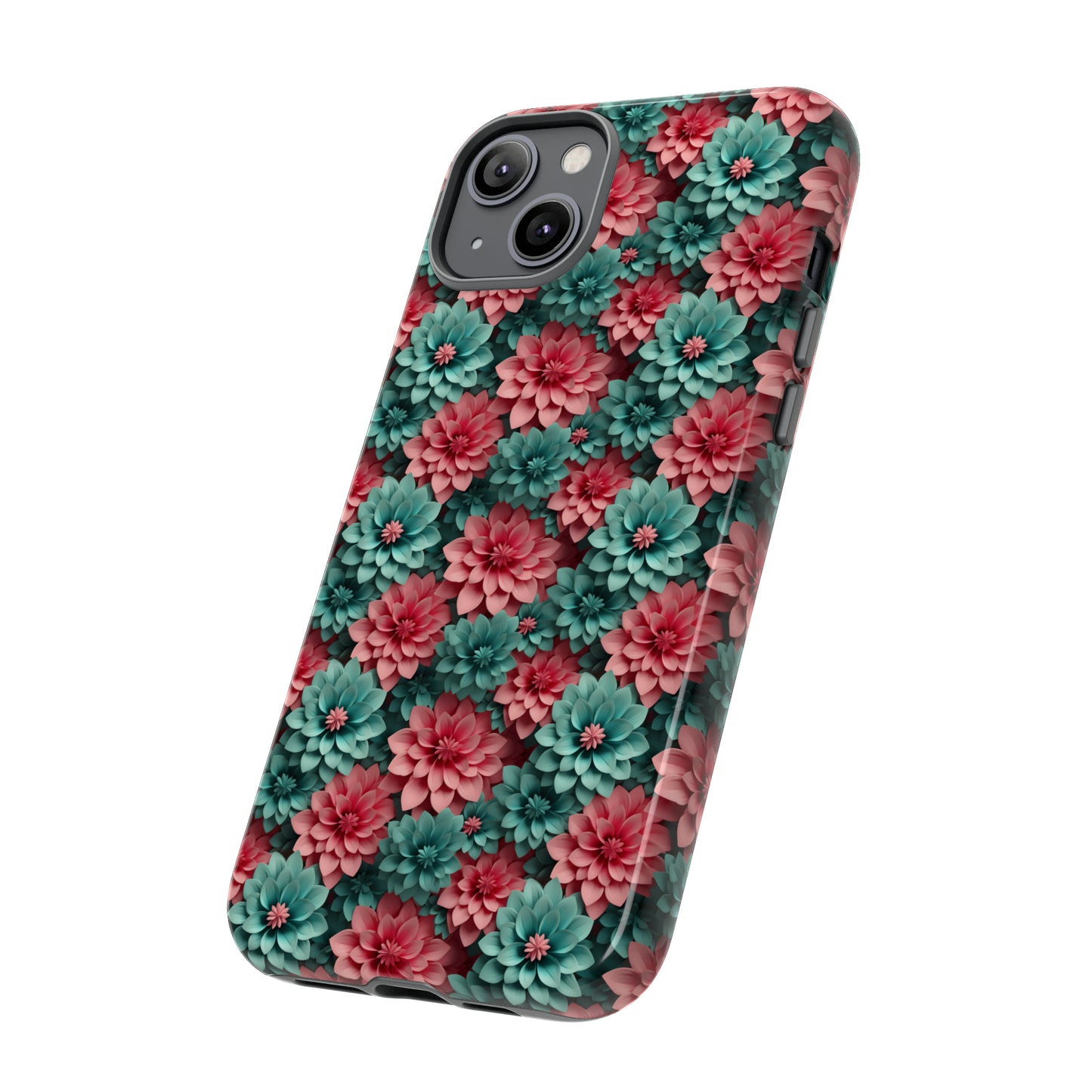 3D Flowers Tough Cases