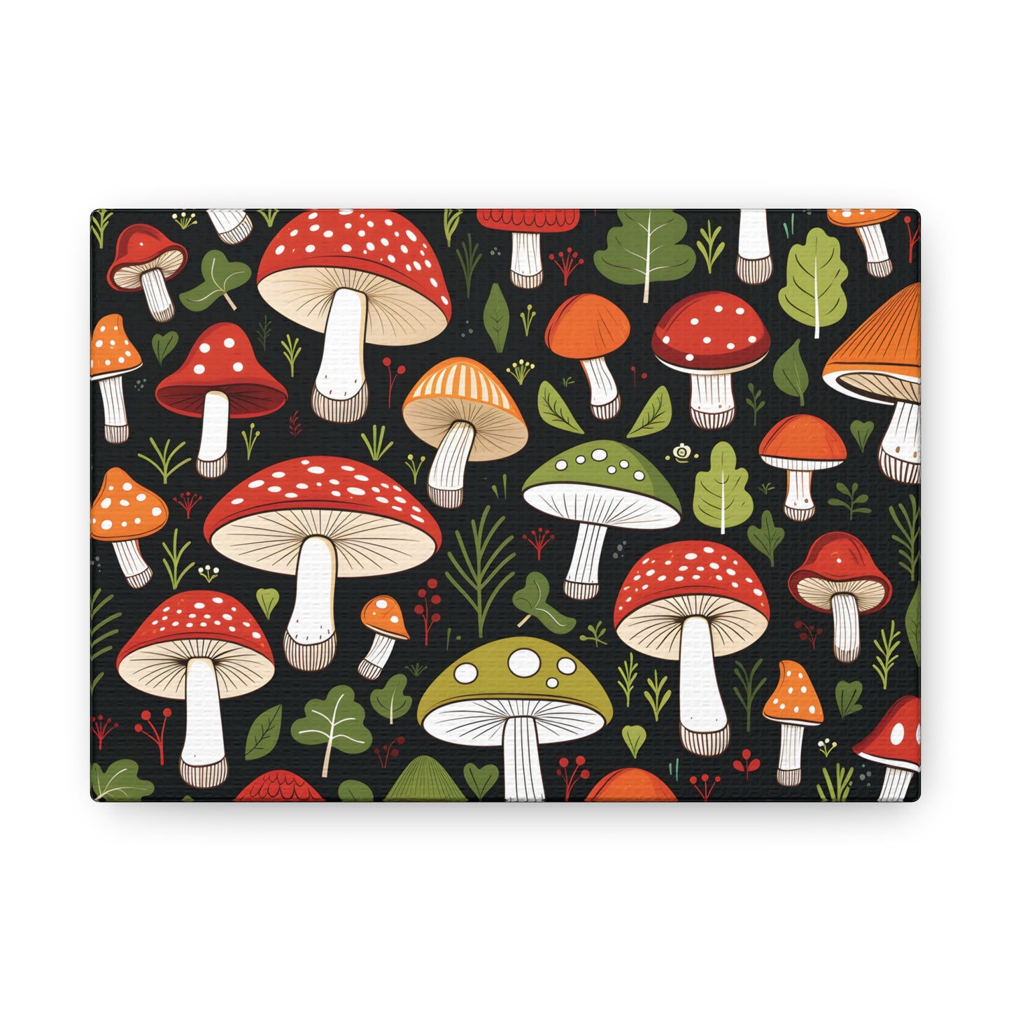 3D Mushrooms Gallery Wraps