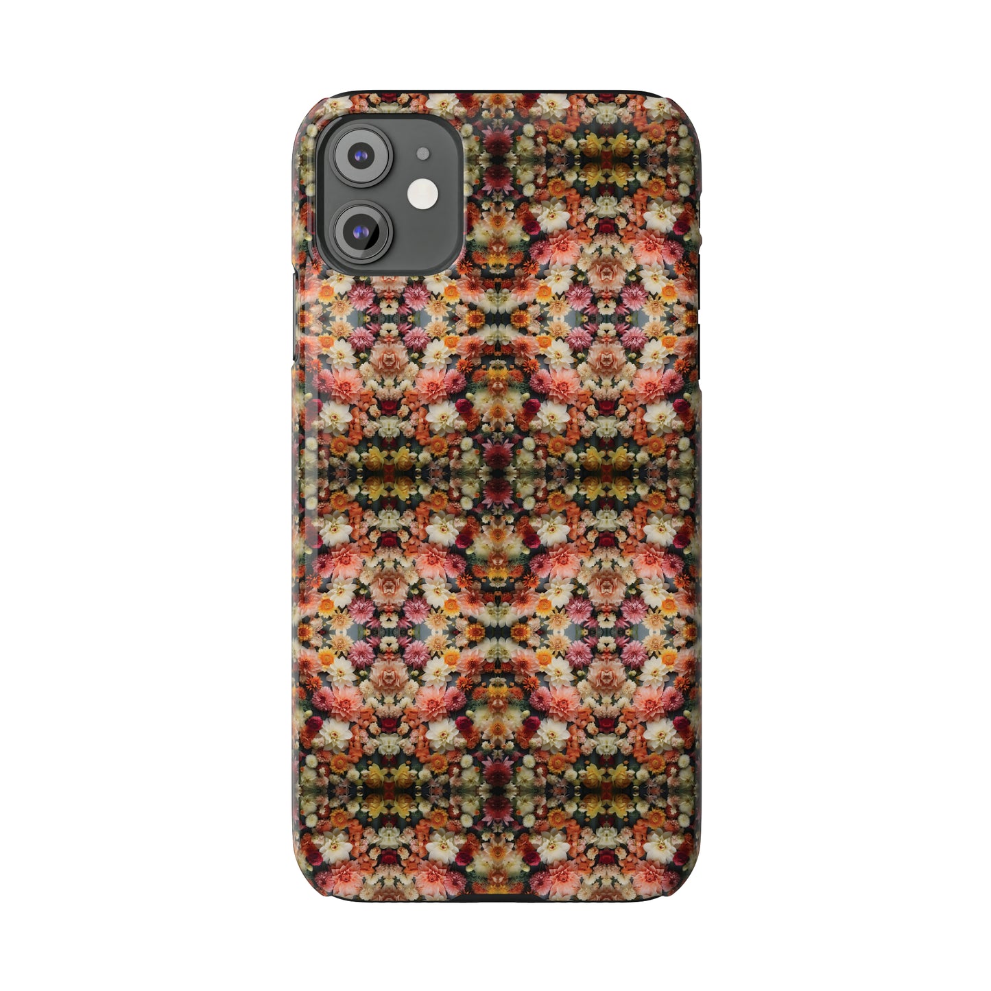 3D Flowers Pattern Slim Phone Cases