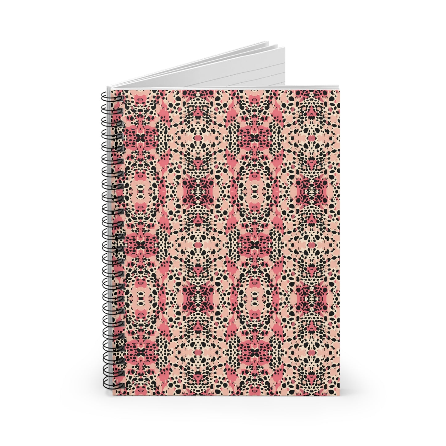 Colorful Paint Splatter Spiral Notebook - Ruled Line