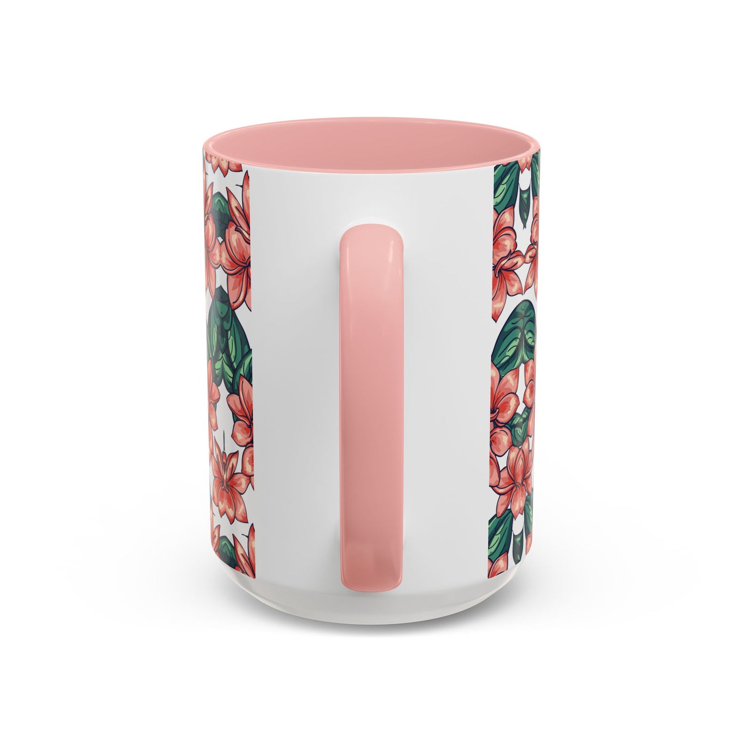 Floral Accent Coffee Mug