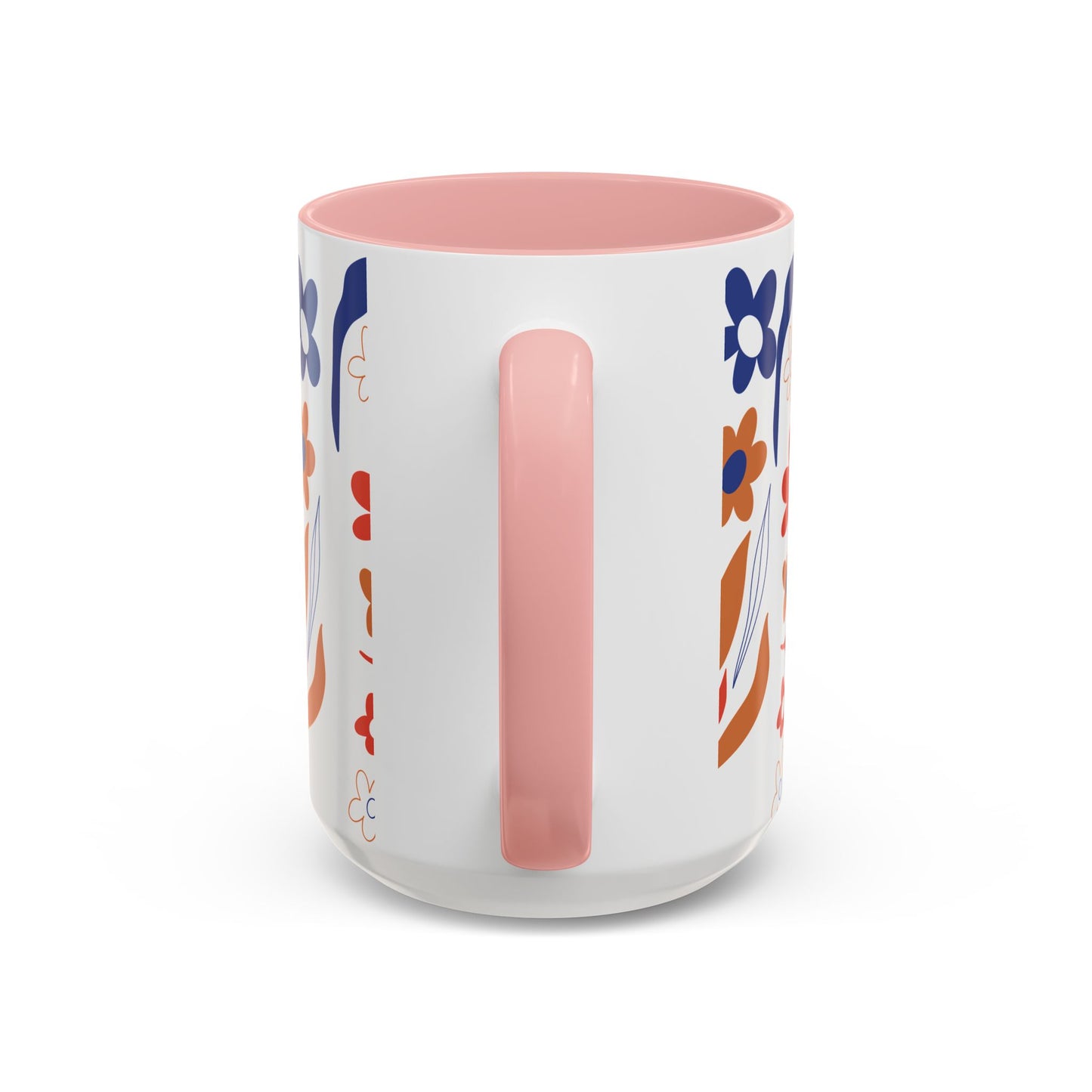 Floral Accent Coffee Mug