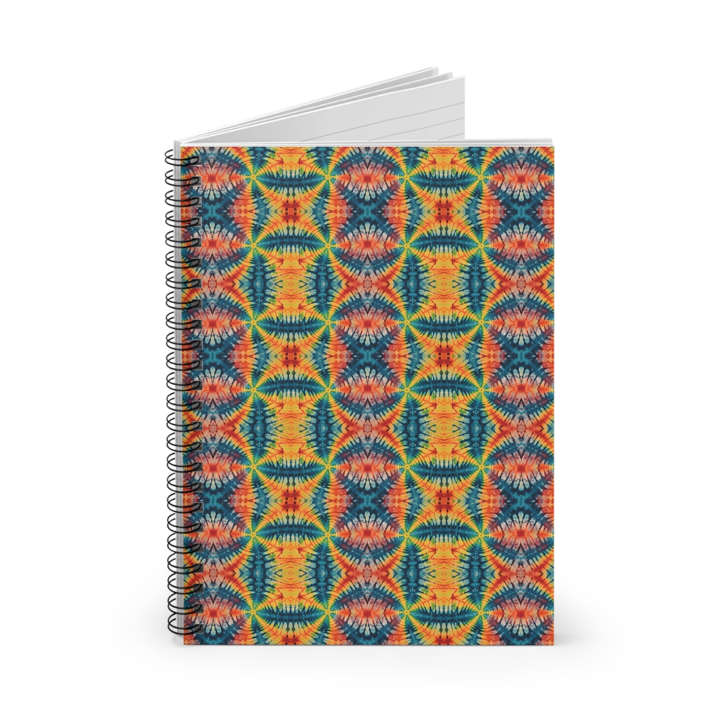 Colorful Paint Splatter Spiral Notebook - Ruled Line