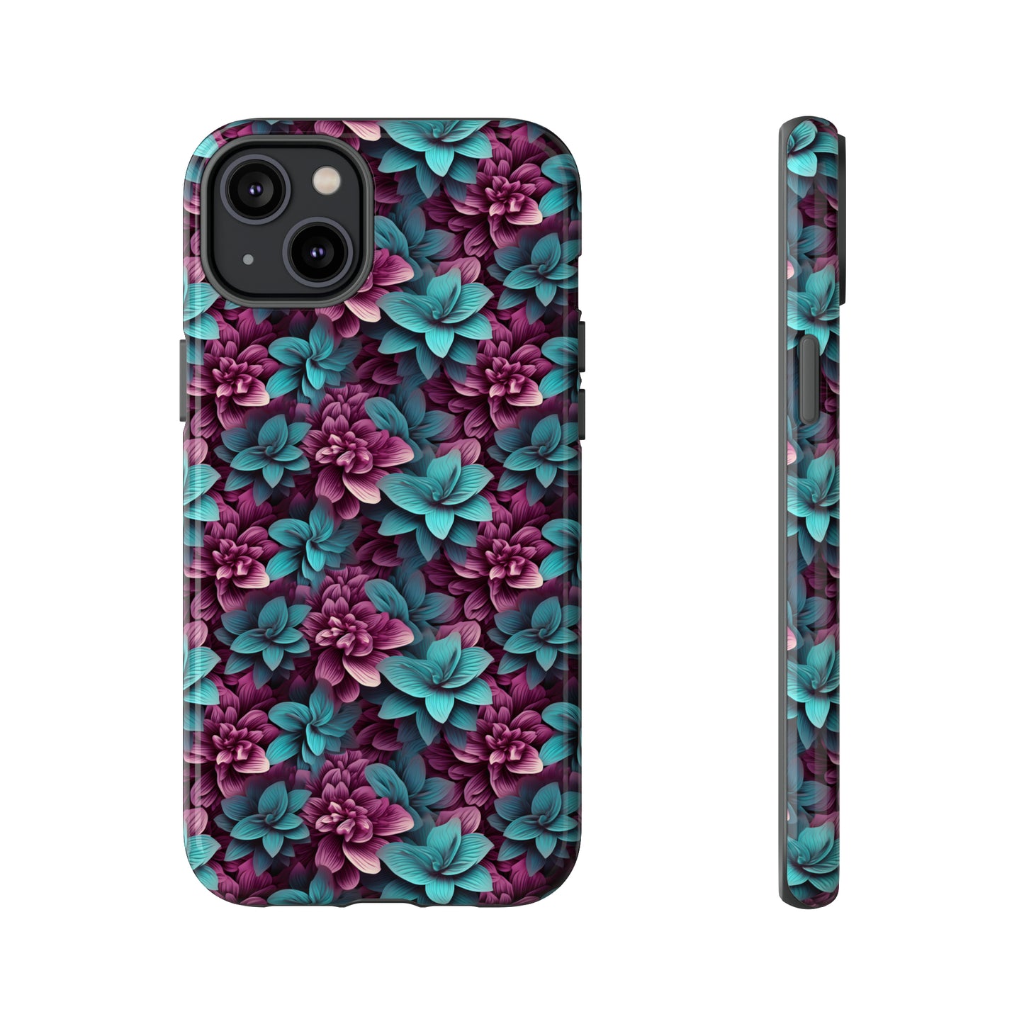 3D Flowers Tough Cases