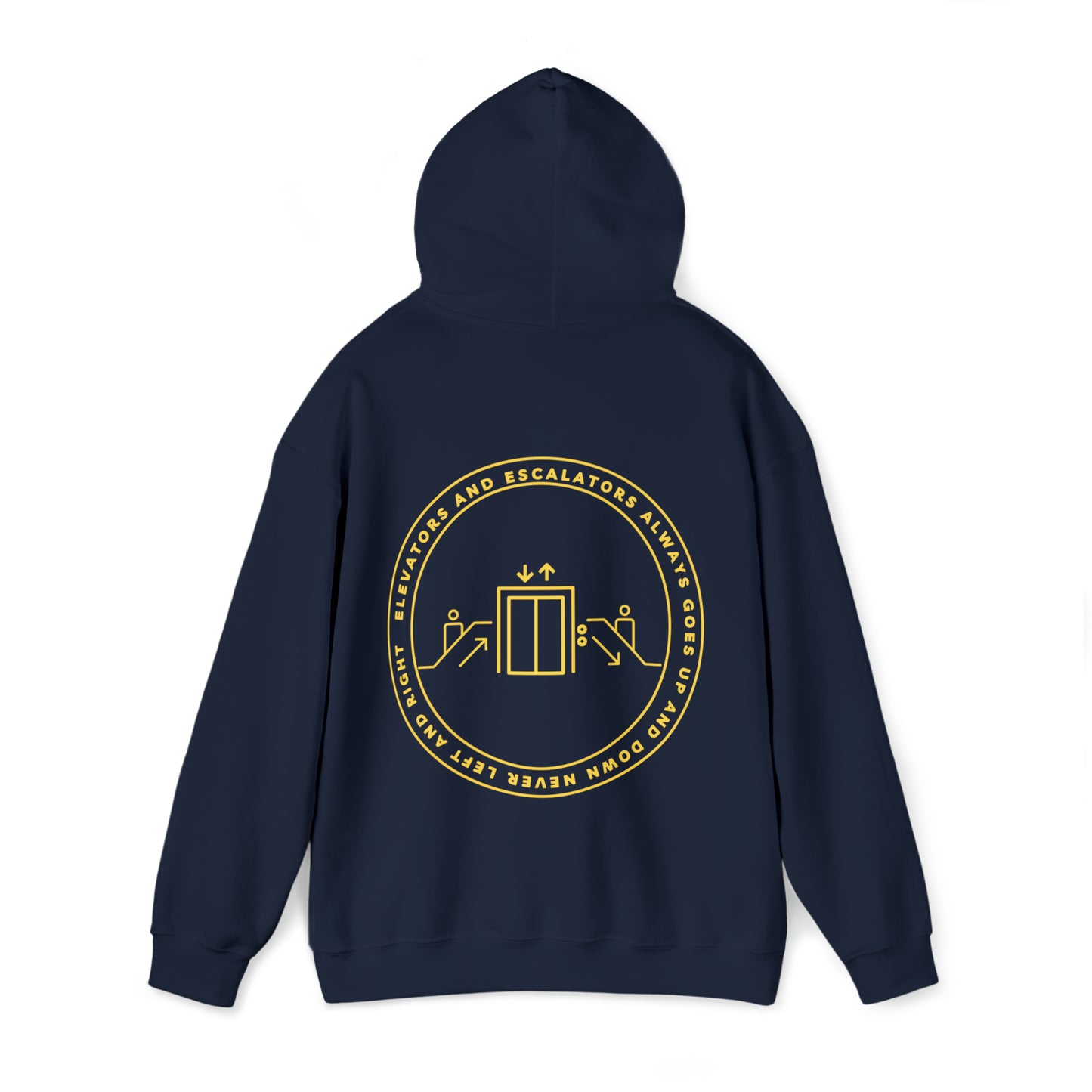 Elevators and Escalators Unisex Heavy Blend Hooded Sweatshirt