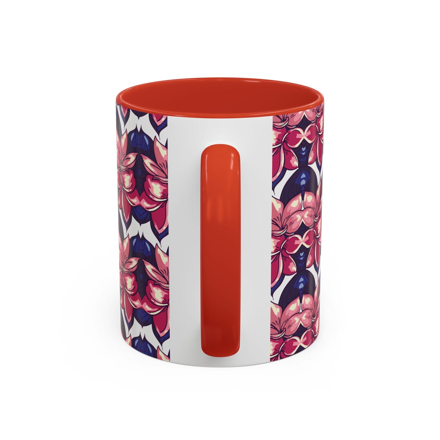 Floral Accent Coffee Mug