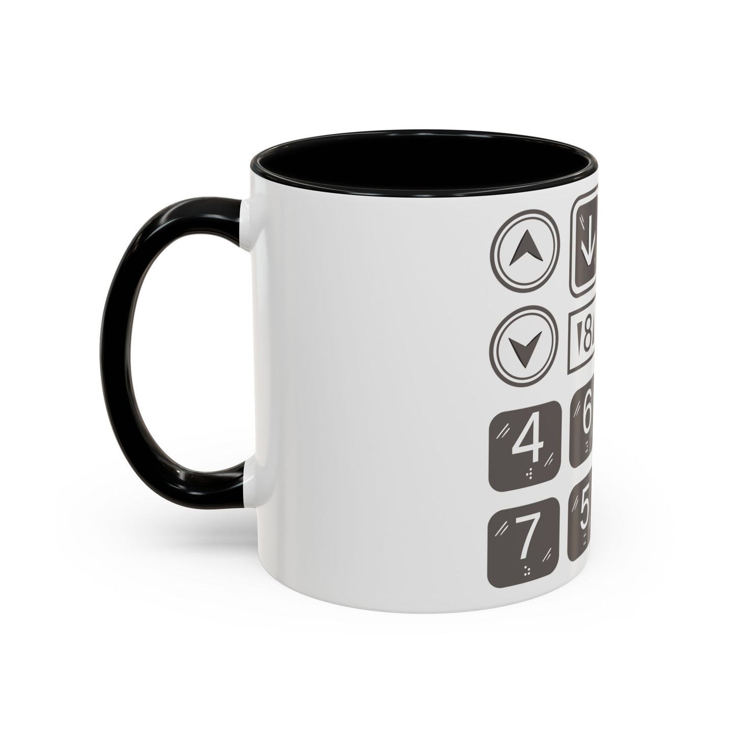 Elevators Signs Accent Coffee Mug