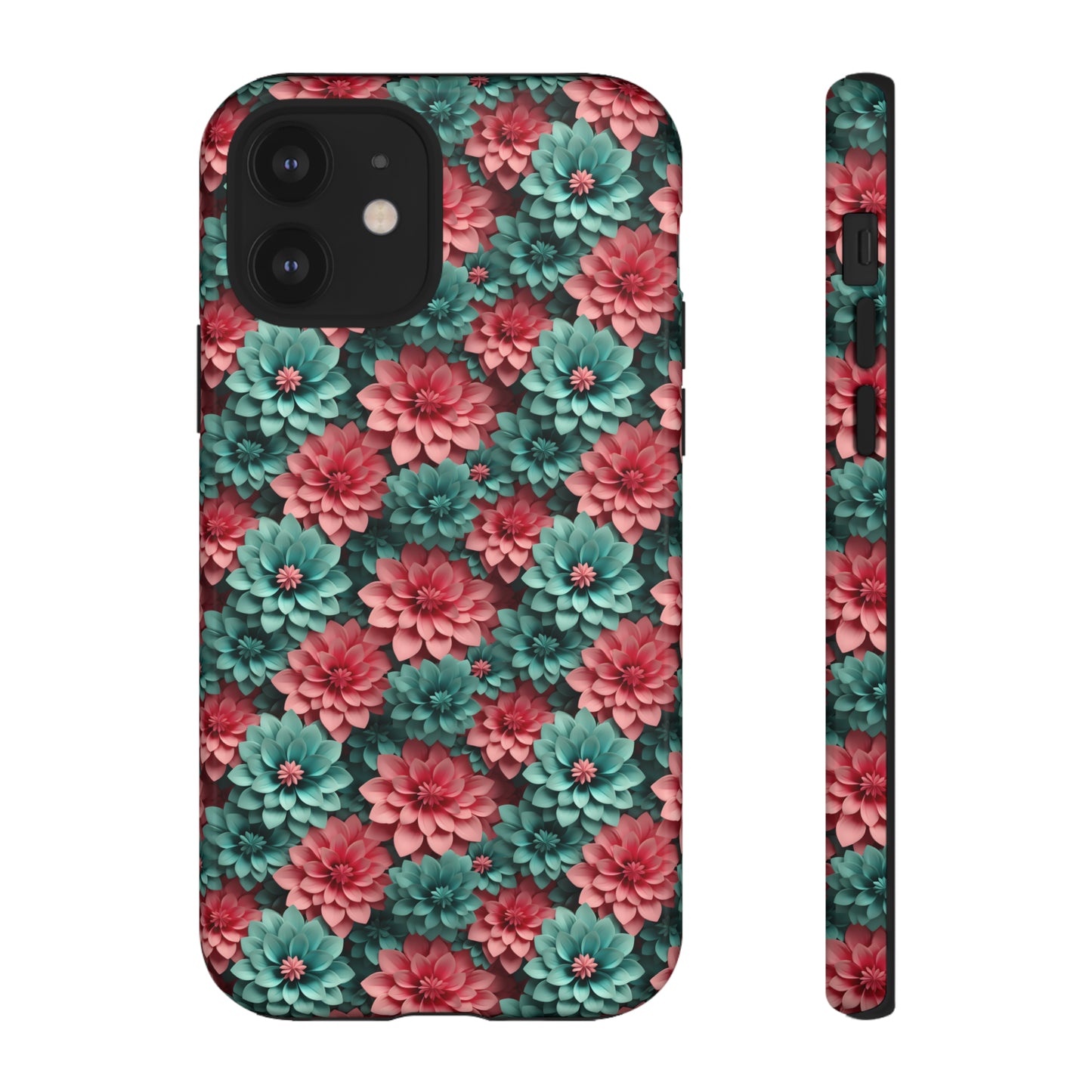 3D Flowers Tough Cases