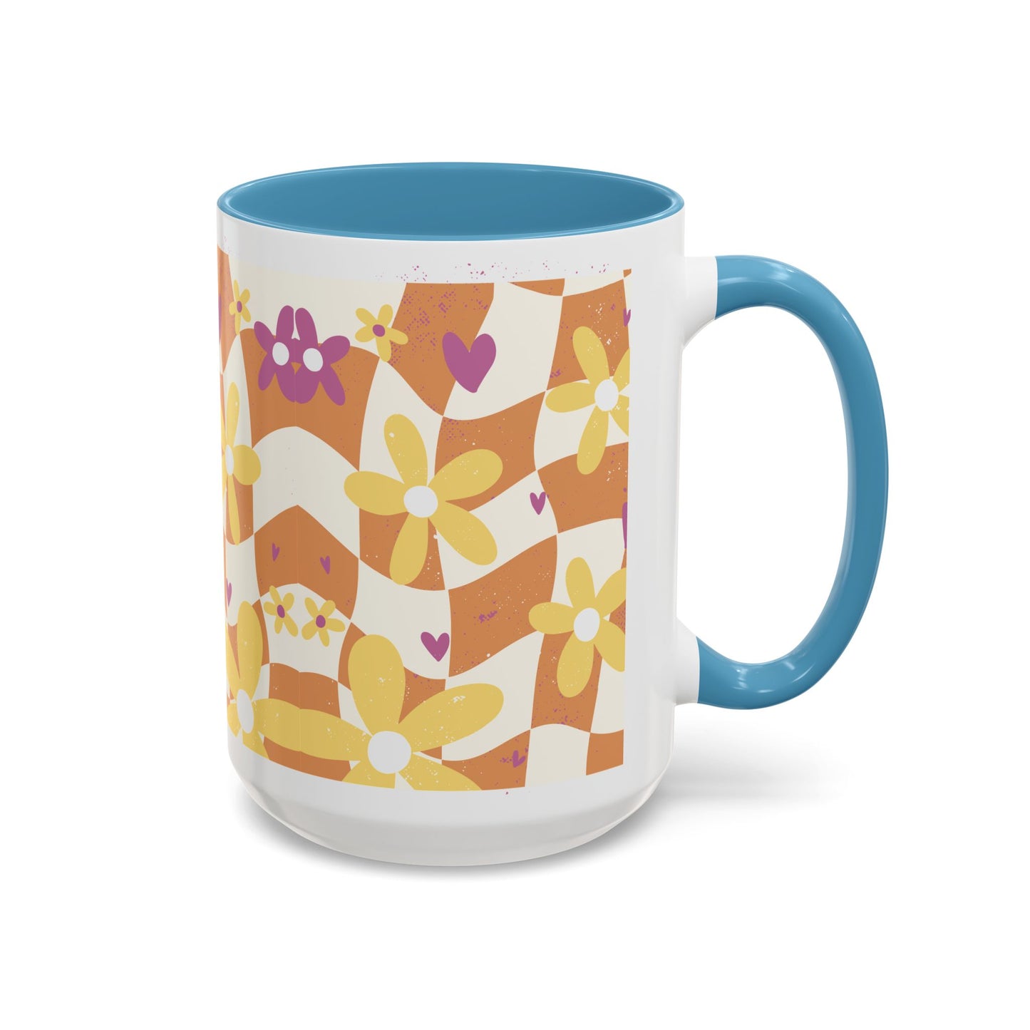 Floral Accent Coffee Mug