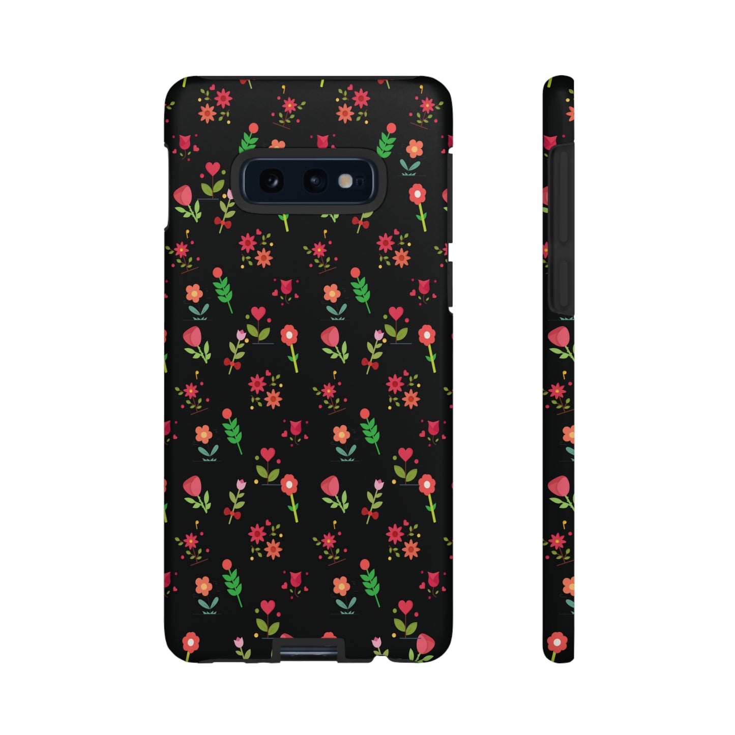 Flowers Pattern Splatter Phone Tough Cases