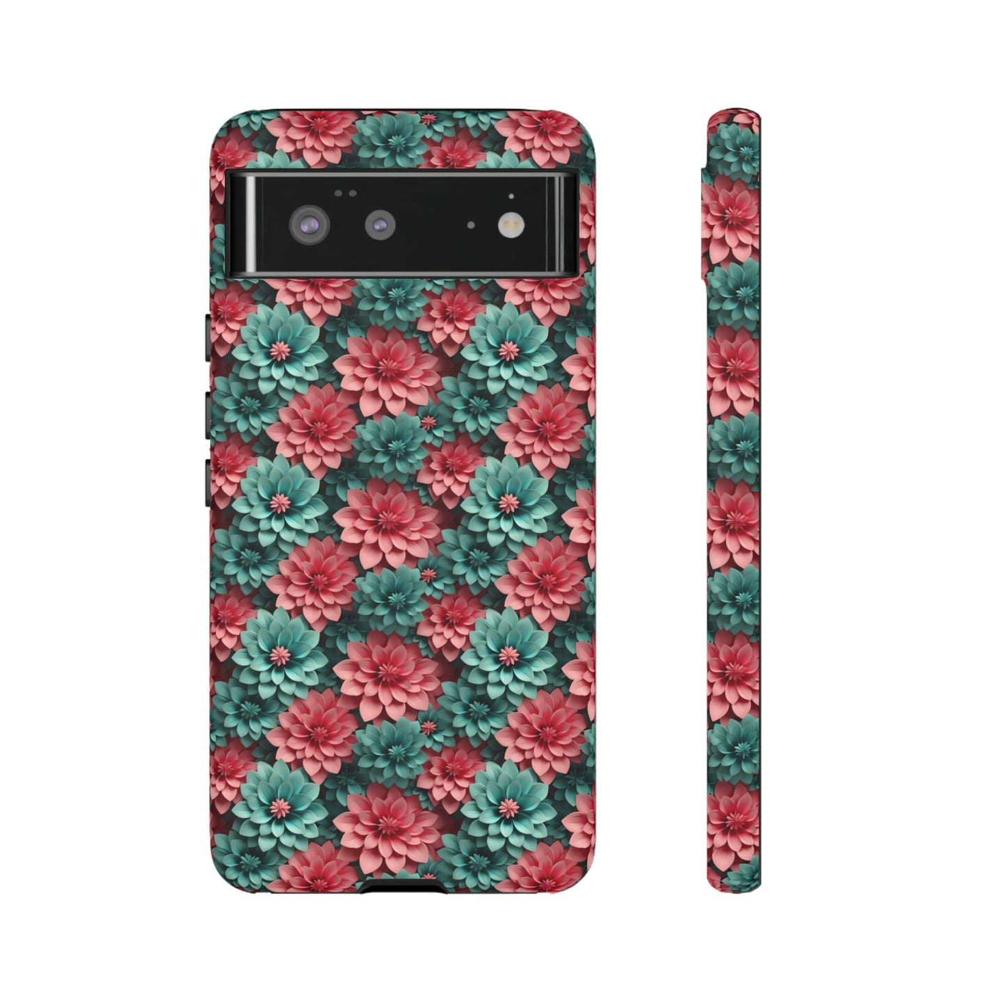 3D Flowers Tough Cases