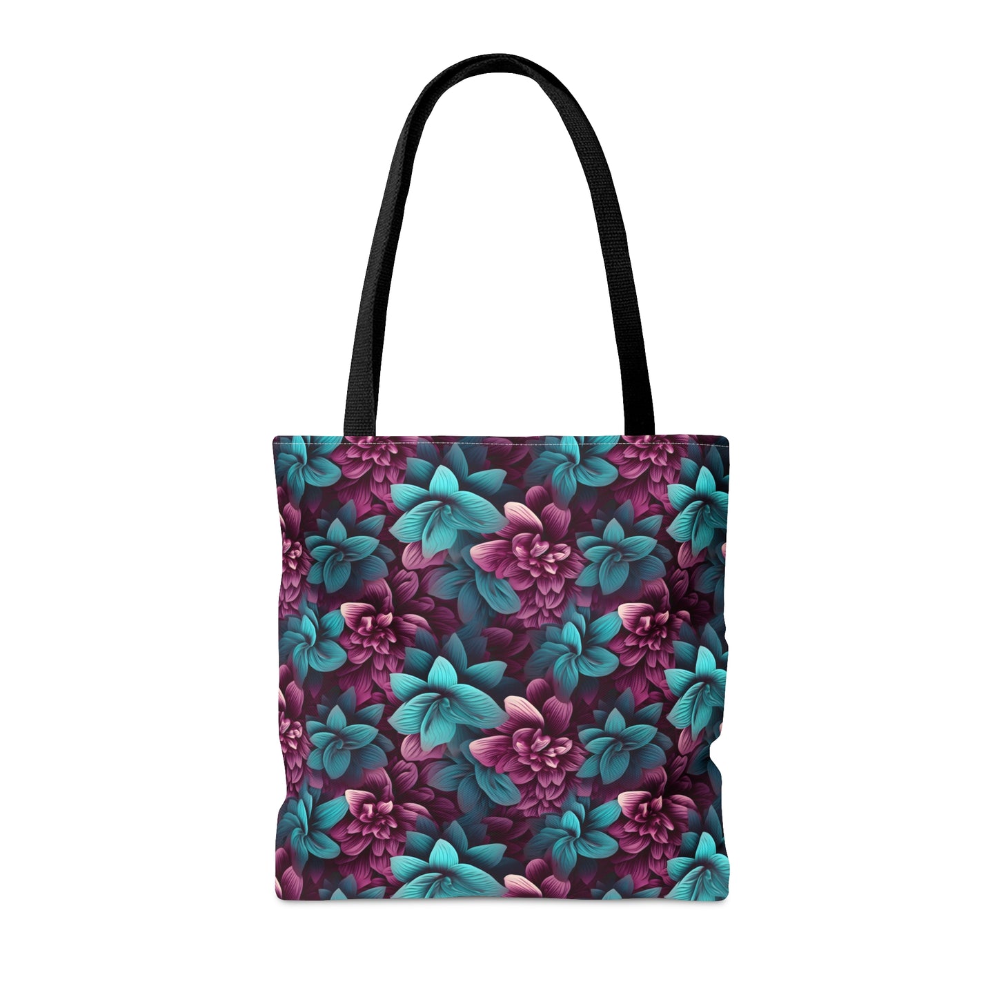 3D Flowers Tote Bag