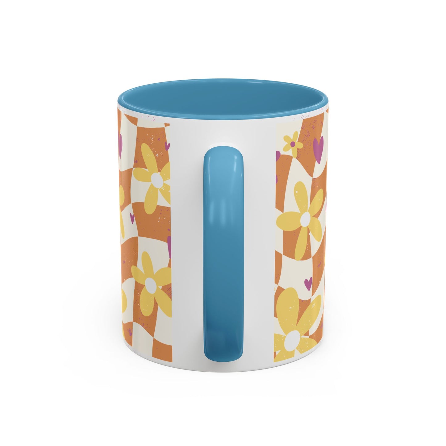 Floral Accent Coffee Mug