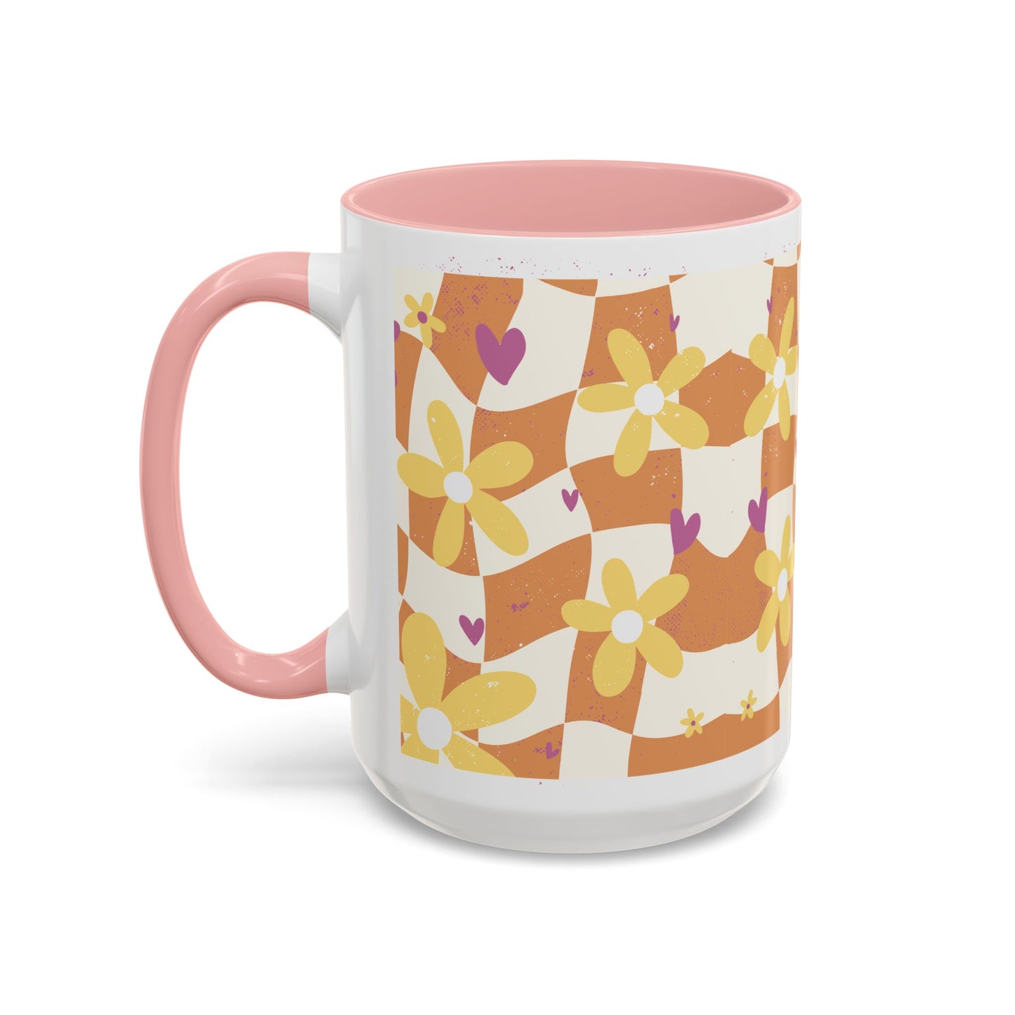 Floral Accent Coffee Mug