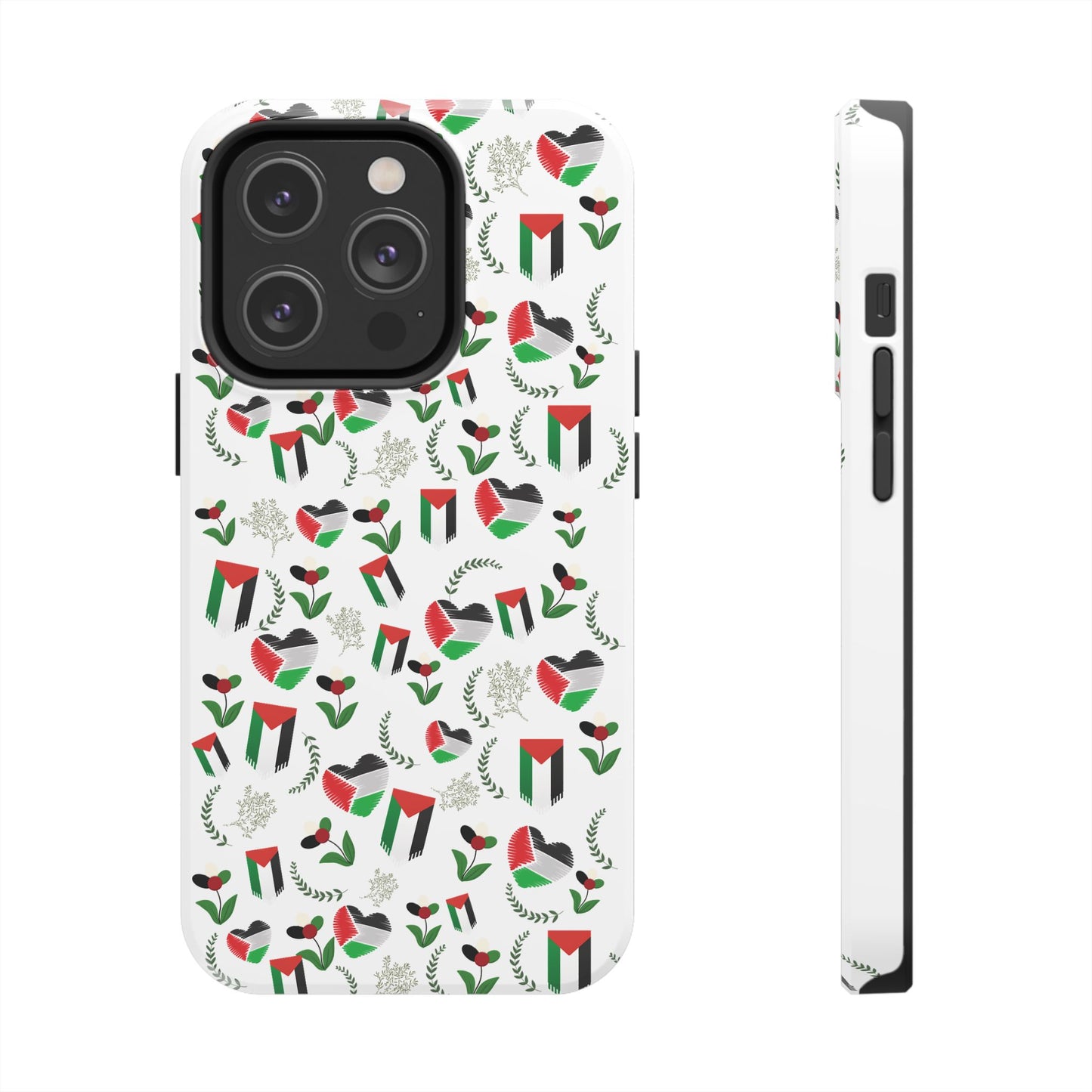 Phone Case, Palestine Flag Design, Protective Case, Cover, Strong, Durable, Custom Shell