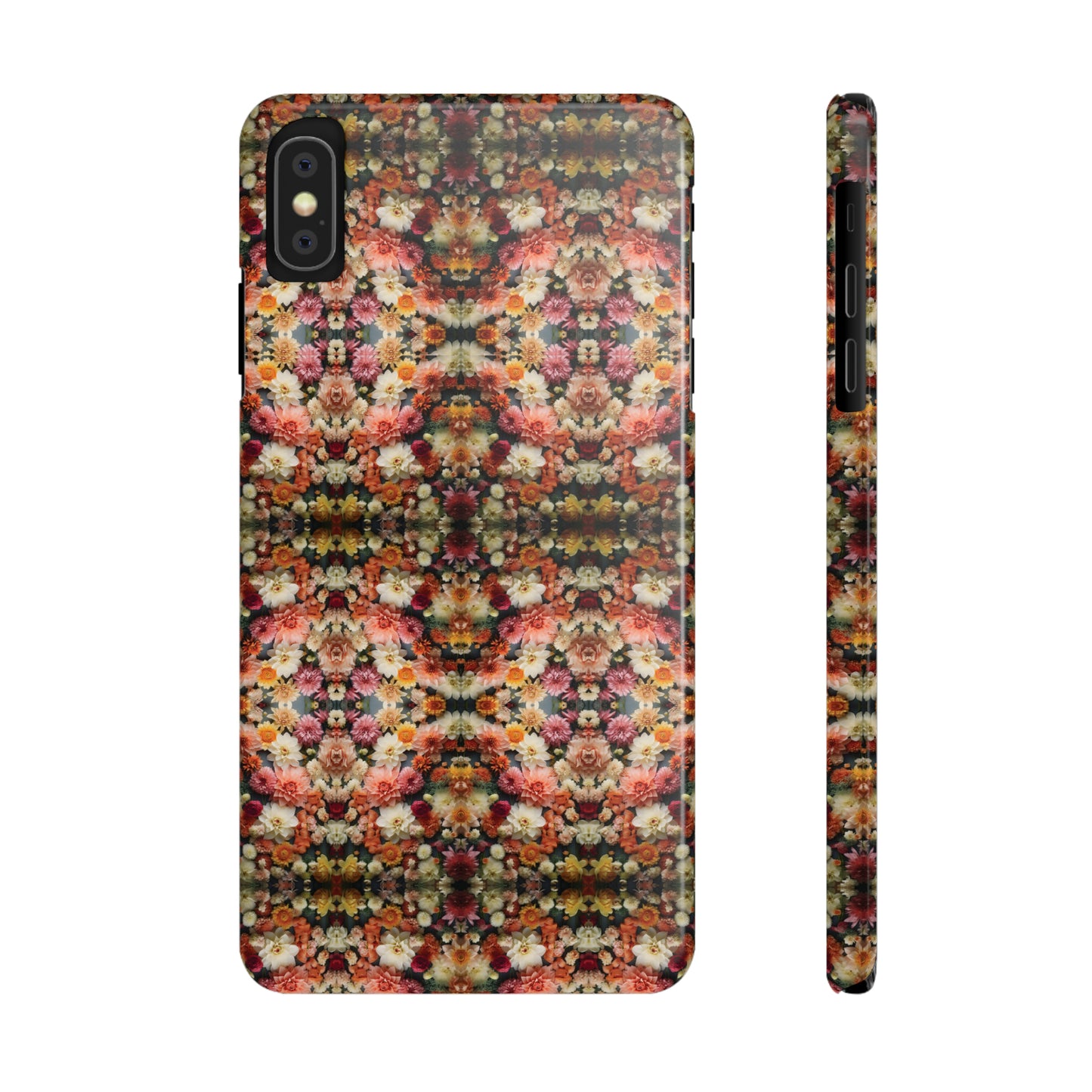 3D Flowers Pattern Slim Phone Cases