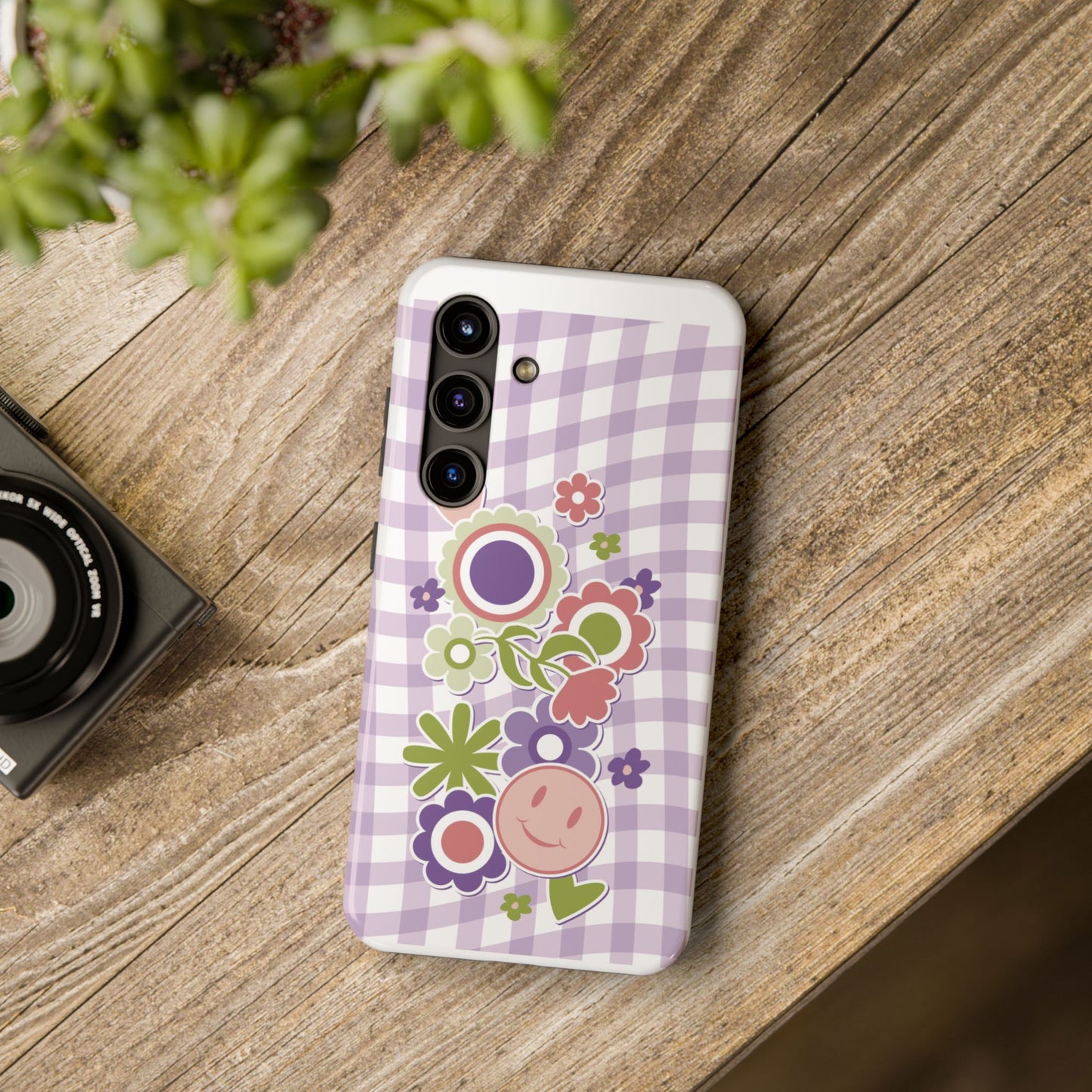 Phone Case, Floral Design, Protective Case, Cover, Strong, Durable, Custom Shell