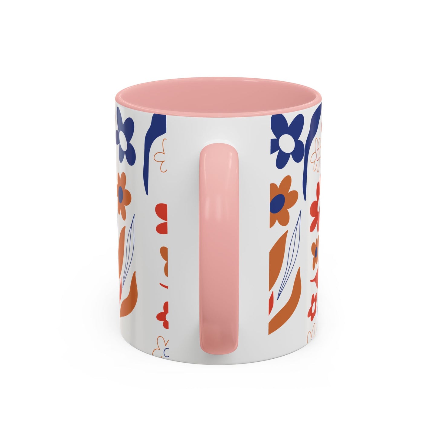 Floral Accent Coffee Mug