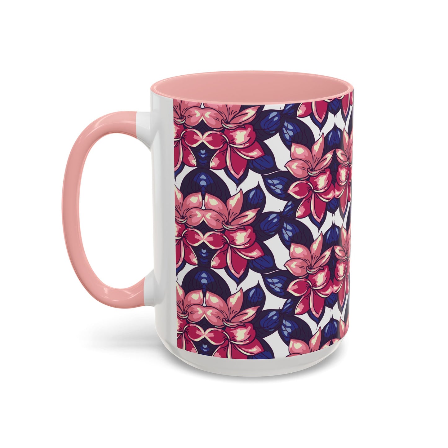 Floral Accent Coffee Mug