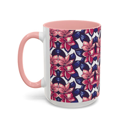 Floral Accent Coffee Mug