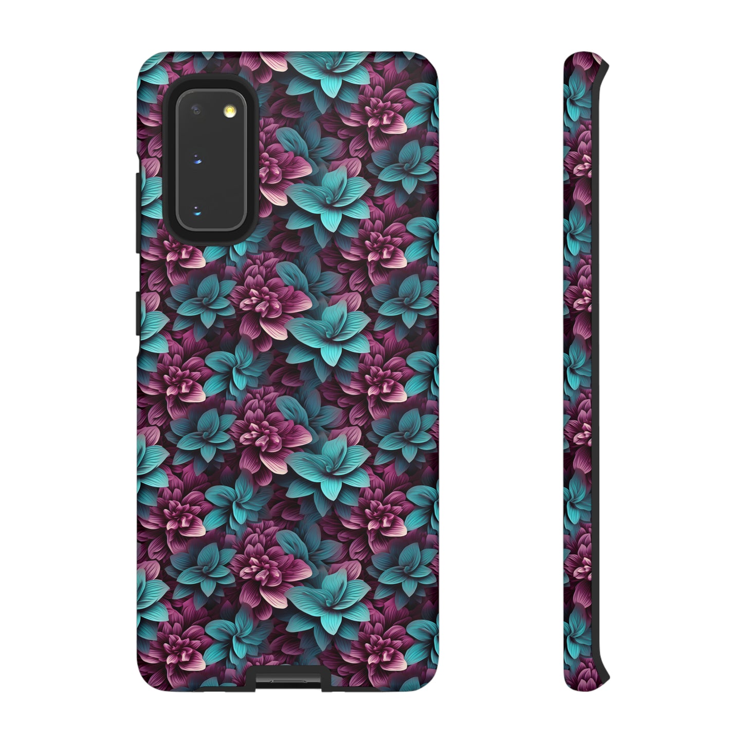 3D Flowers Tough Cases