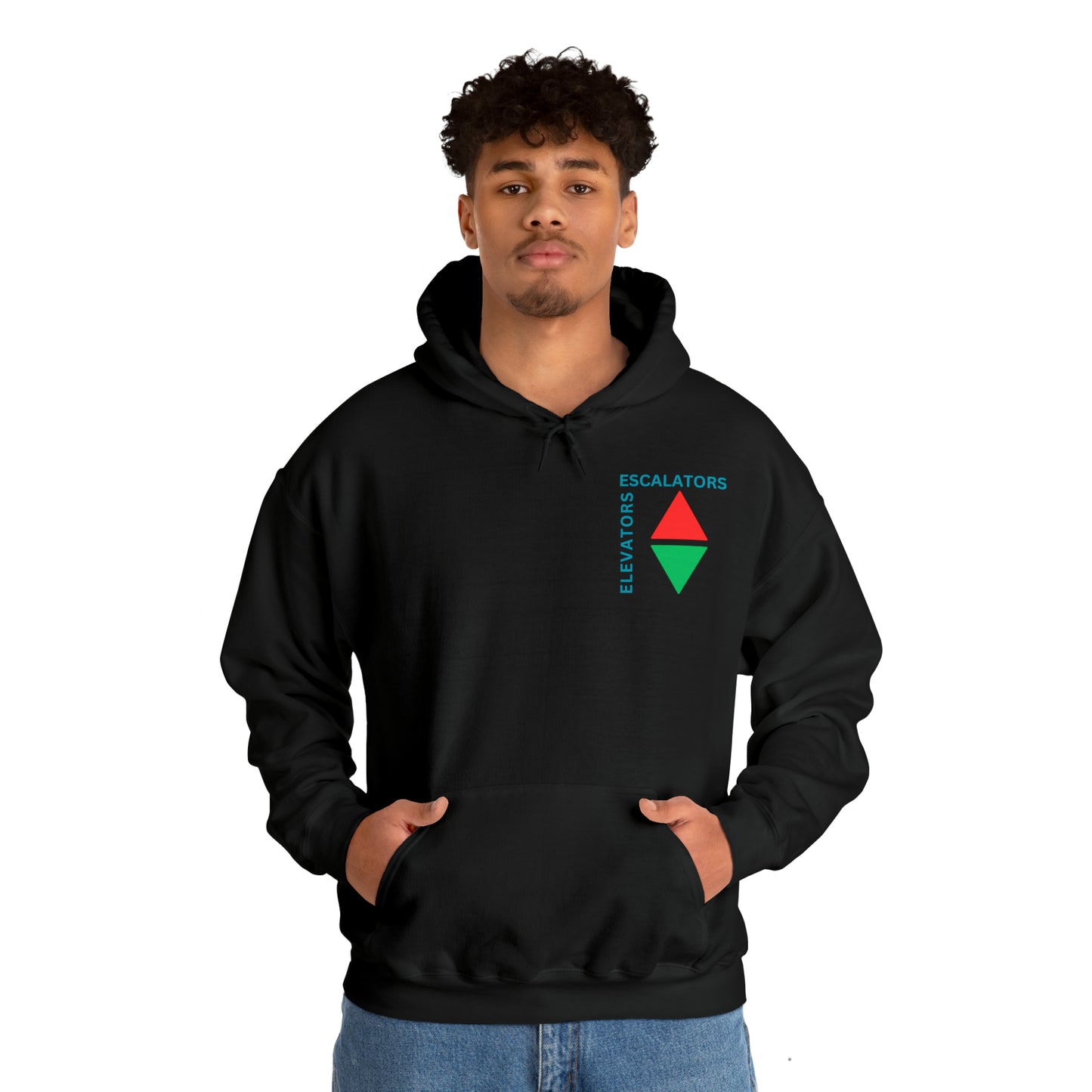 Elevators and Escalators Unisex Heavy Blend Hooded Sweatshirt