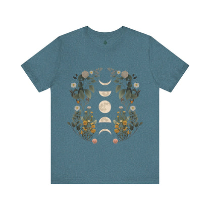 Moon phases Unisex Jersey Short Sleeve Tee|Gift for Dad|Gift for father|Gfit for Grandpa|Gift for Husband
