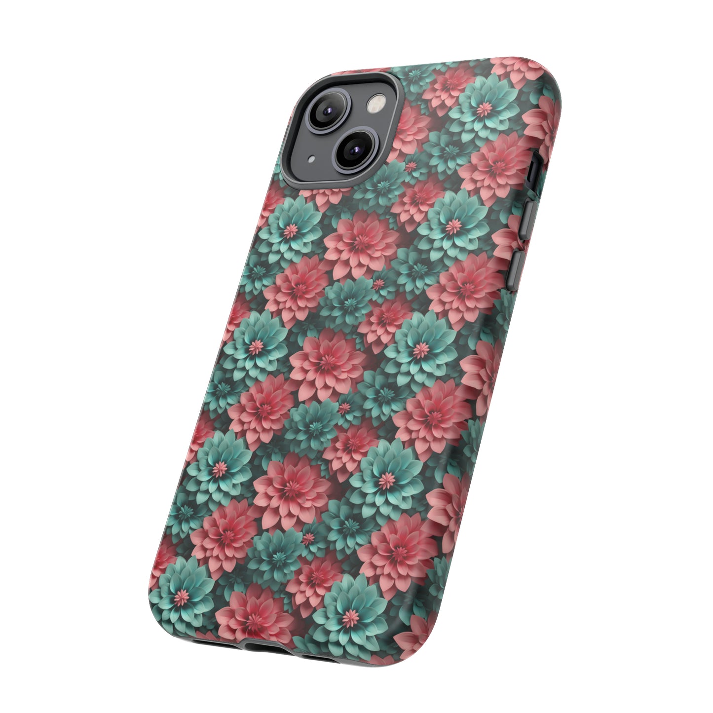 3D Flowers Tough Cases