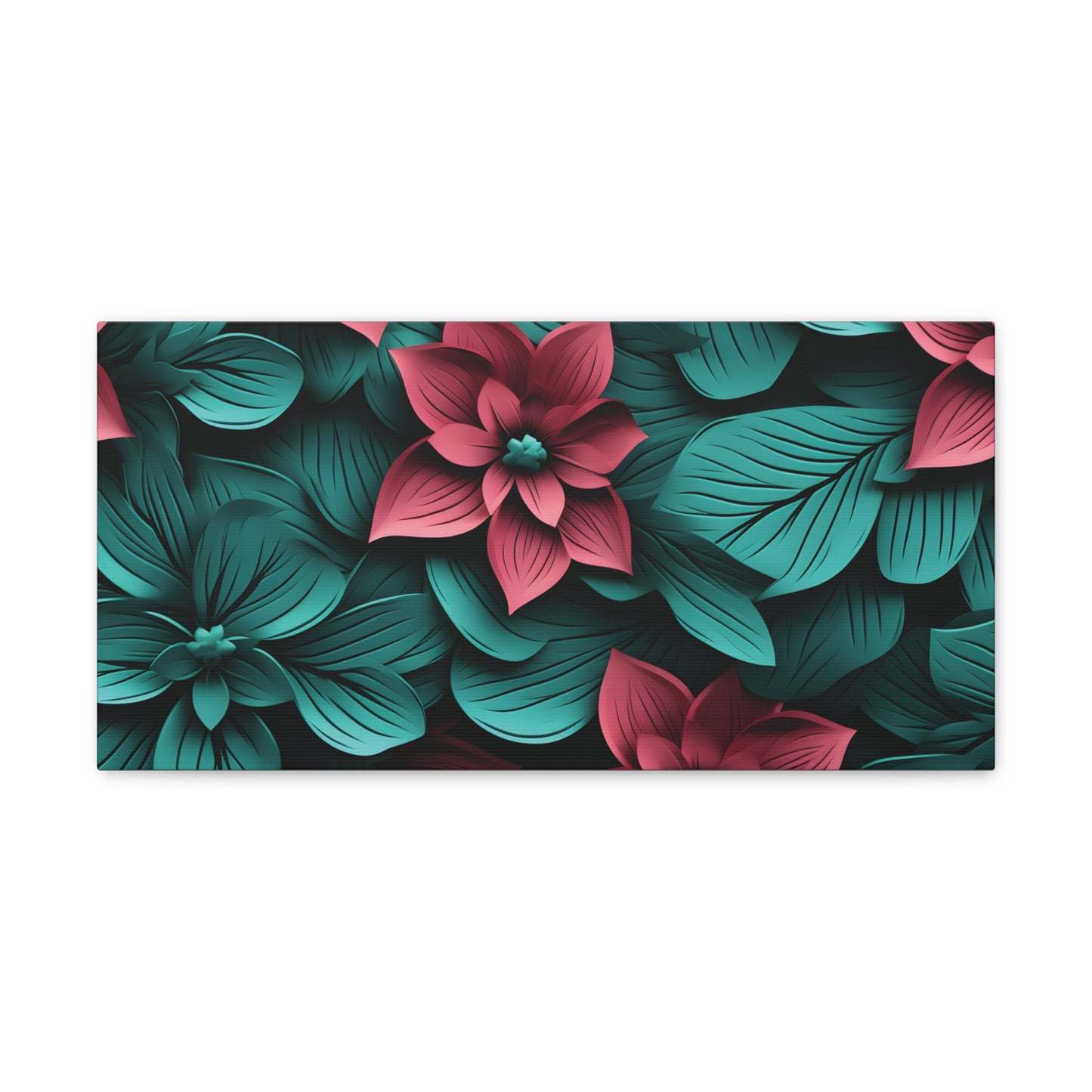 3D Flowers Gallery Wraps