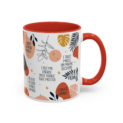 Morning Mindset Accent Coffee Mug